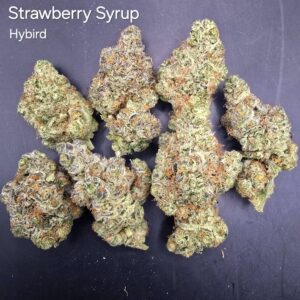 Strawberry Syrup Strain - Hybrid Cannabis Strain