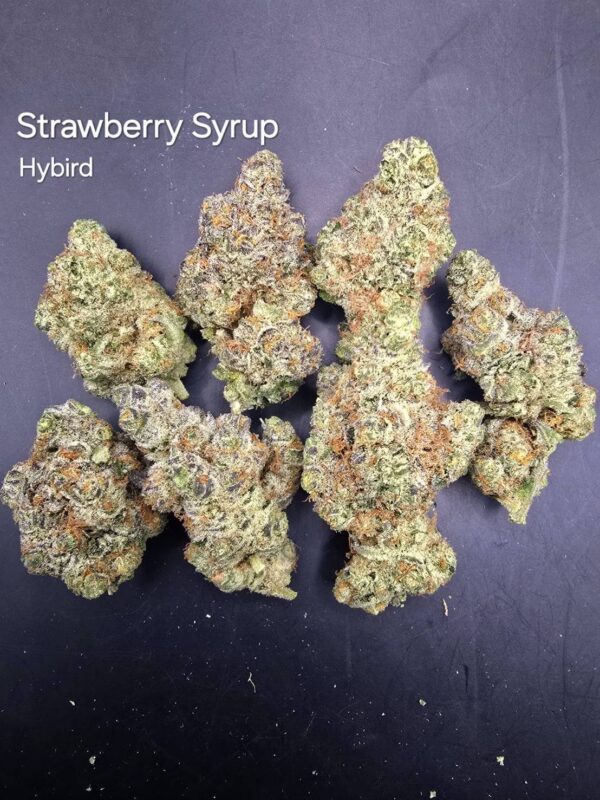 Strawberry Syrup Strain - Hybrid Cannabis Strain